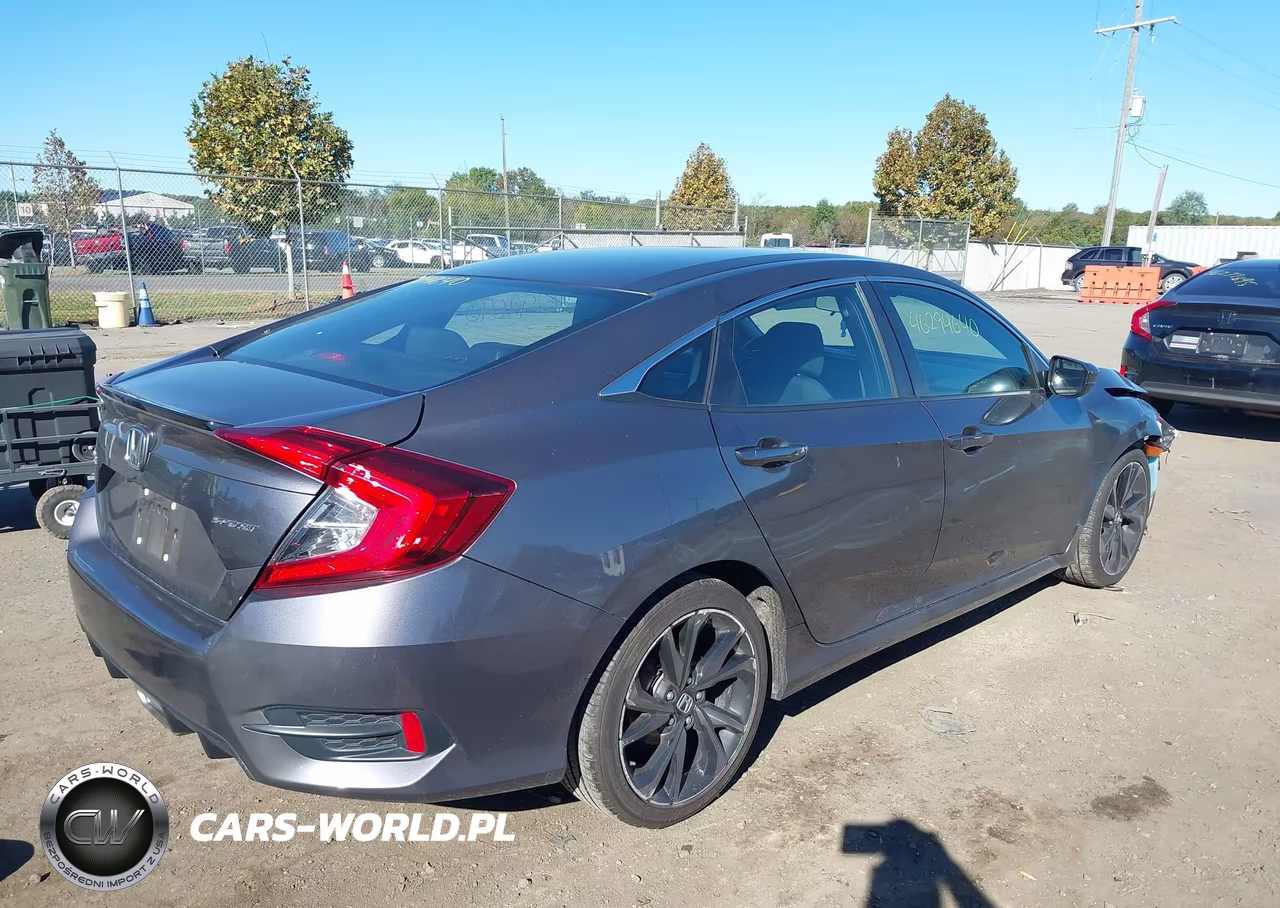2020 Honda Civic Sport VIN:2HGFC2F8XLH509654 - 4