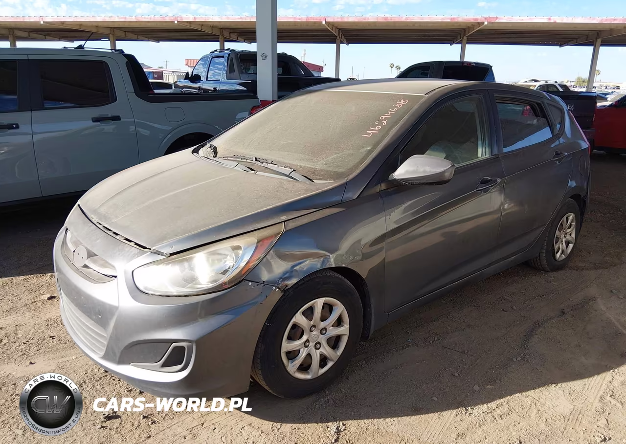 2013 Hyundai Accent Gs VIN:KMHCT5AE8DU086082 - 2