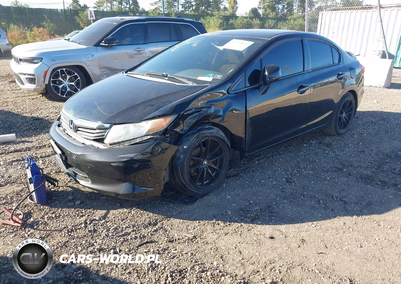 2012 Honda Civic Lx VIN:19XFB2F50CE313502 - 2