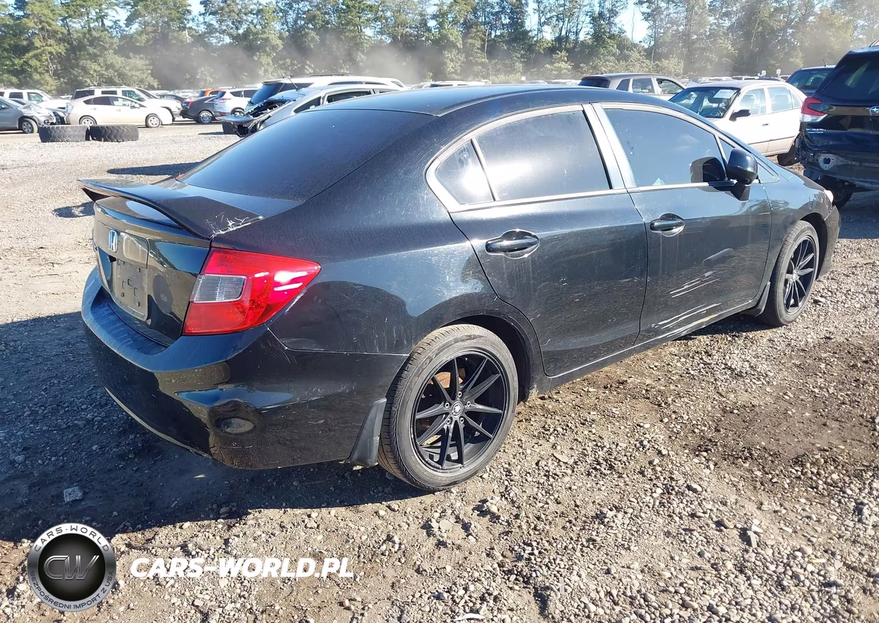 2012 Honda Civic Lx VIN:19XFB2F50CE313502 - 4