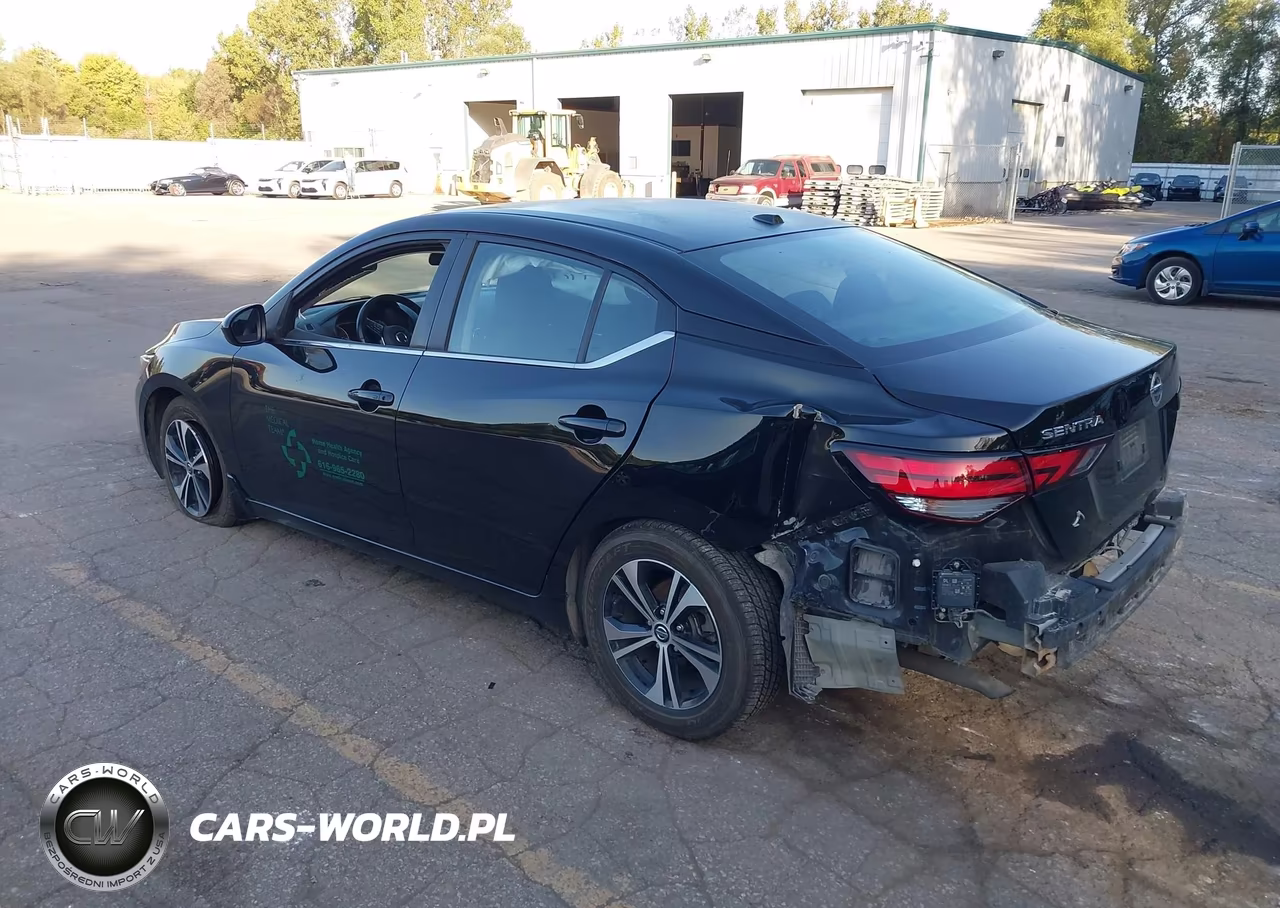 2022 Nissan Sentra Sv Xtronic Cvt VIN:3N1AB8CV4NY321334 - 3