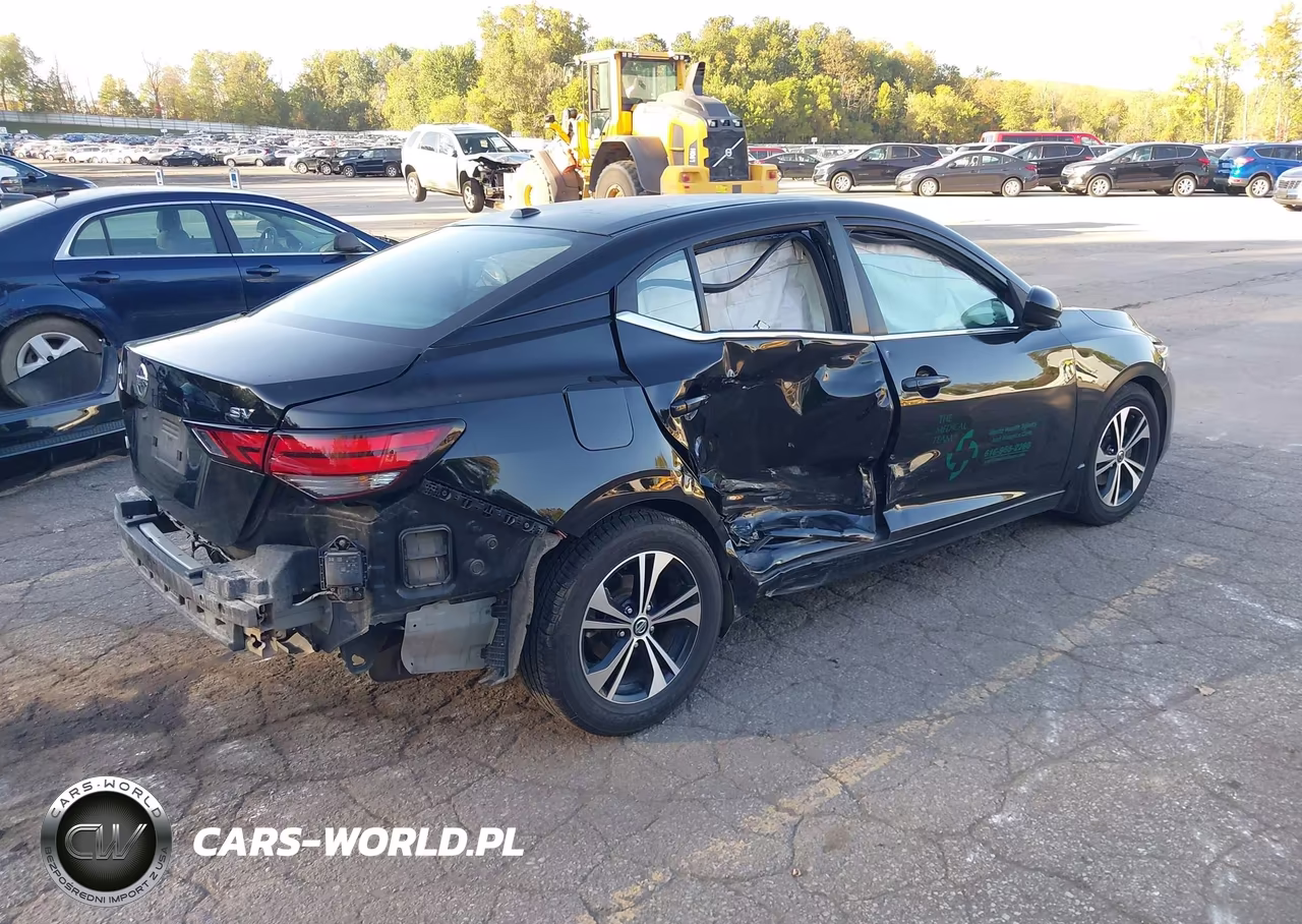 2022 Nissan Sentra Sv Xtronic Cvt VIN:3N1AB8CV4NY321334 - 4