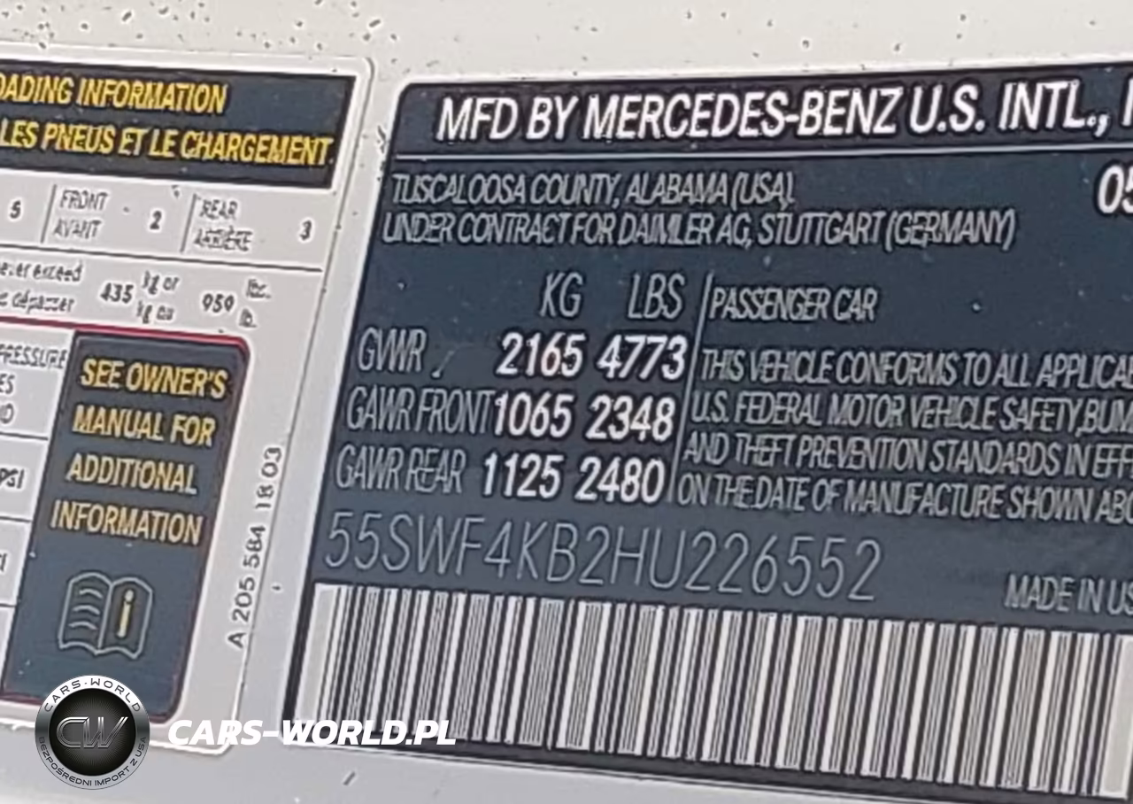 2017 Mercedes-Benz C 300 4Matic VIN:55SWF4KB2HU226552 - 9