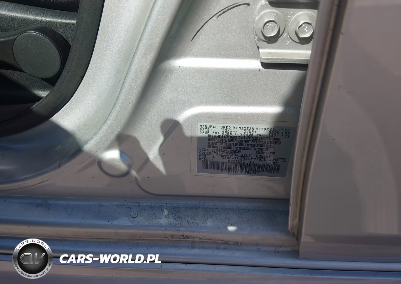 2017 Nissan Sentra Sr VIN:3N1AB7AP0HY225249 - 9