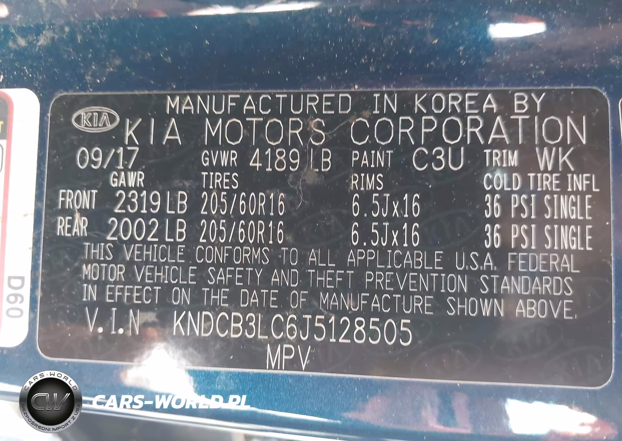 2018 Kia Niro Lx VIN:KNDCB3LC6J5128505 - 9