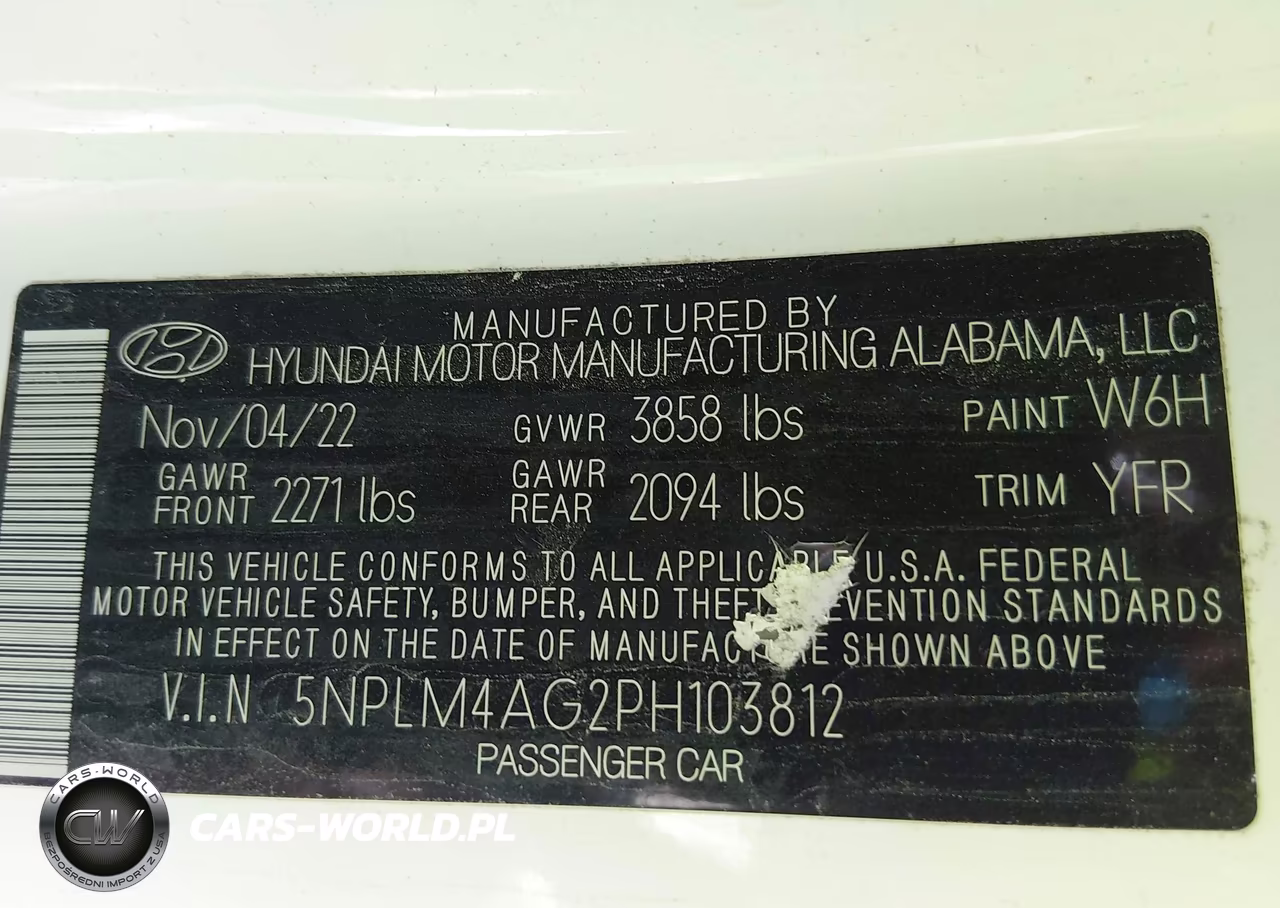 2023 Hyundai Elantra Sel VIN:5NPLM4AG2PH103812 - 9
