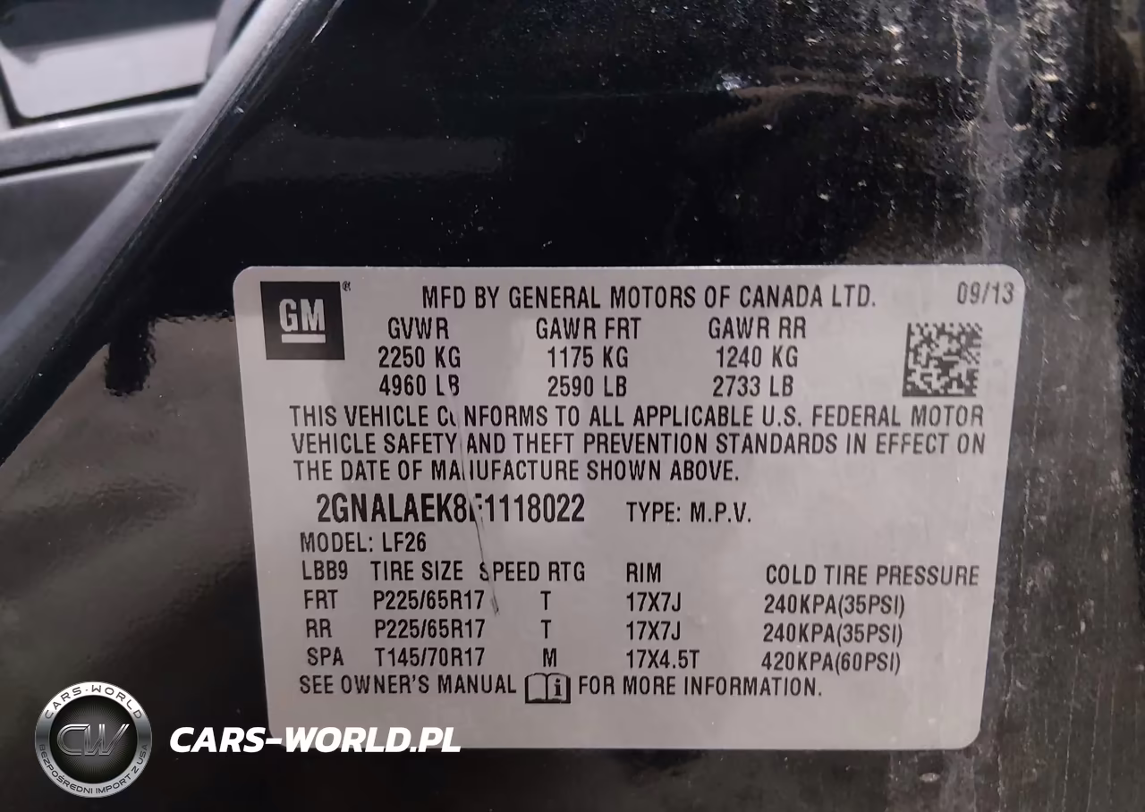 2014 Chevrolet Equinox Ls VIN:2GNALAEK8E1118022 - 9