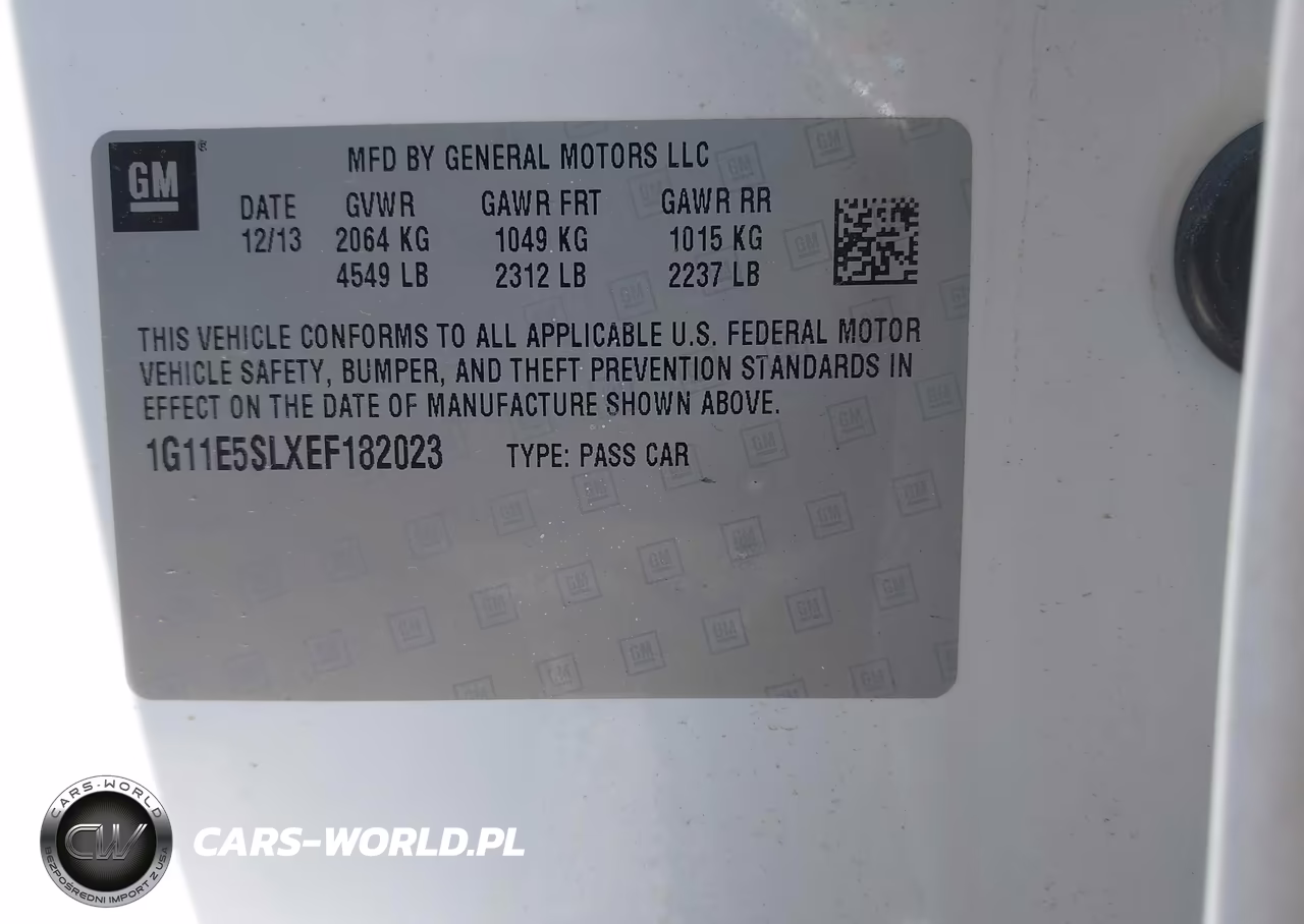 2014 Chevrolet Malibu 2Lt VIN:1G11E5SLXEF182023 - 9