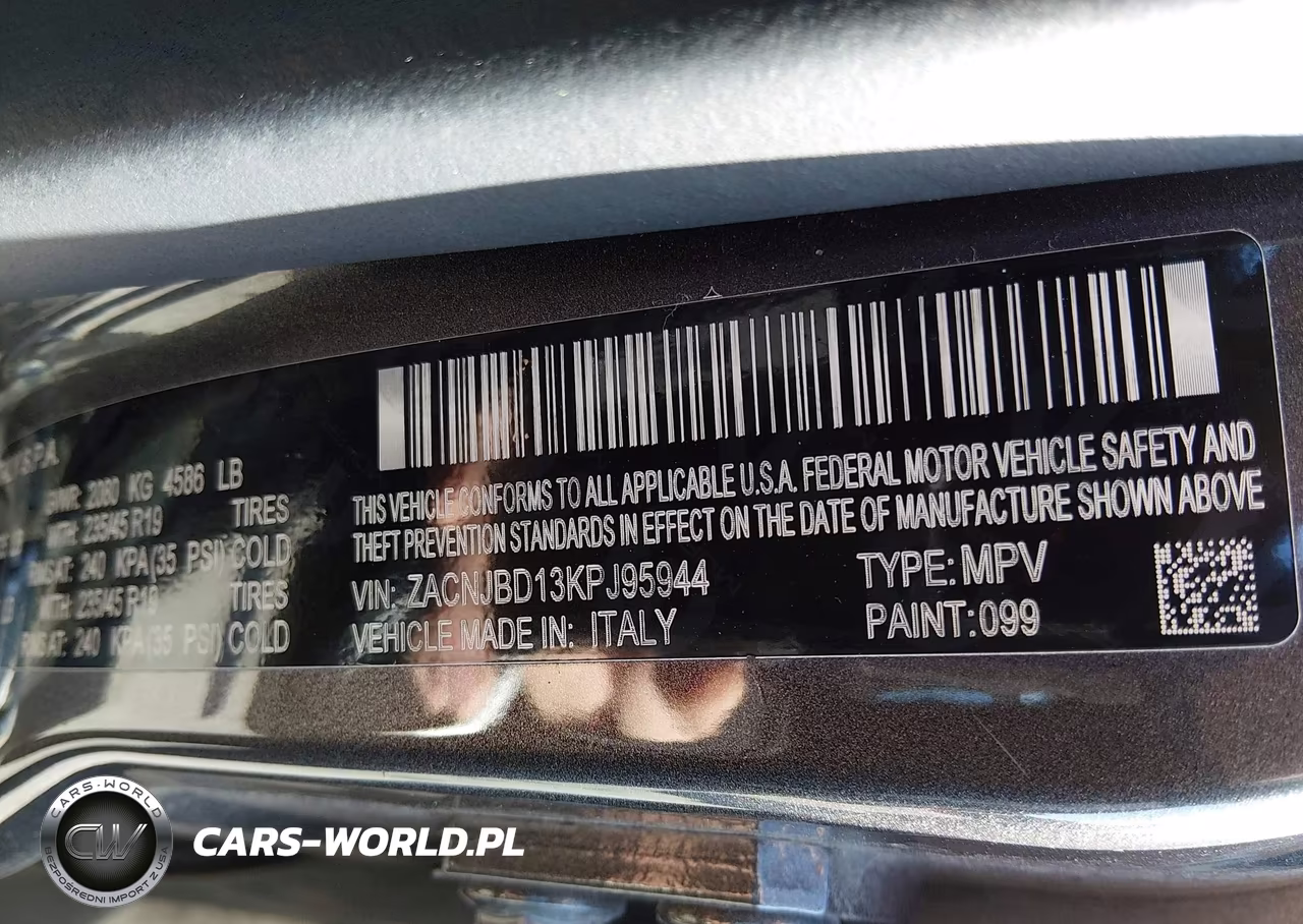 2019 Jeep Renegade Limited 4X4 VIN:ZACNJBD13KPJ95944 - 9