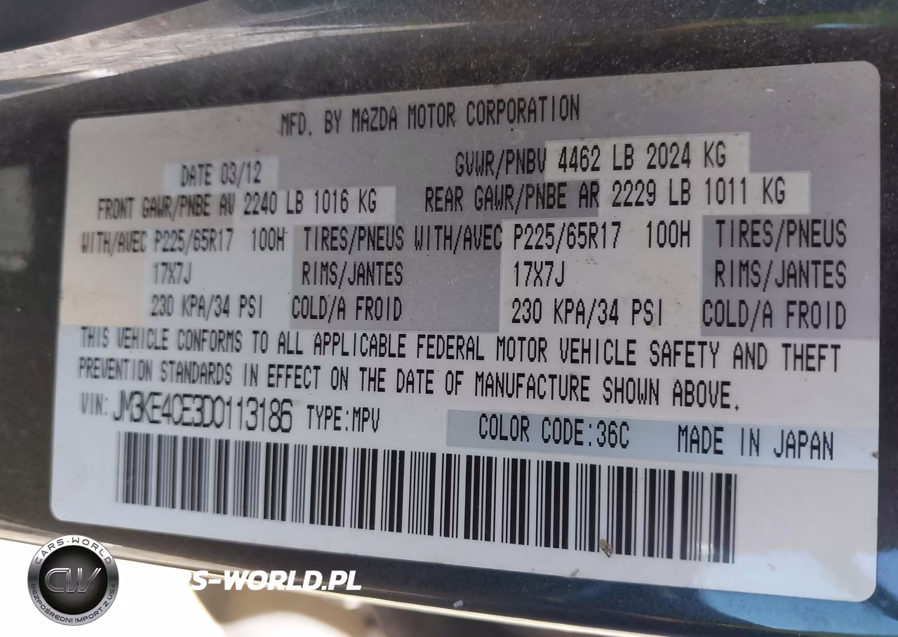 2013 Mazda Cx-5 Touring VIN:JM3KE4CE3D0113186 - 9