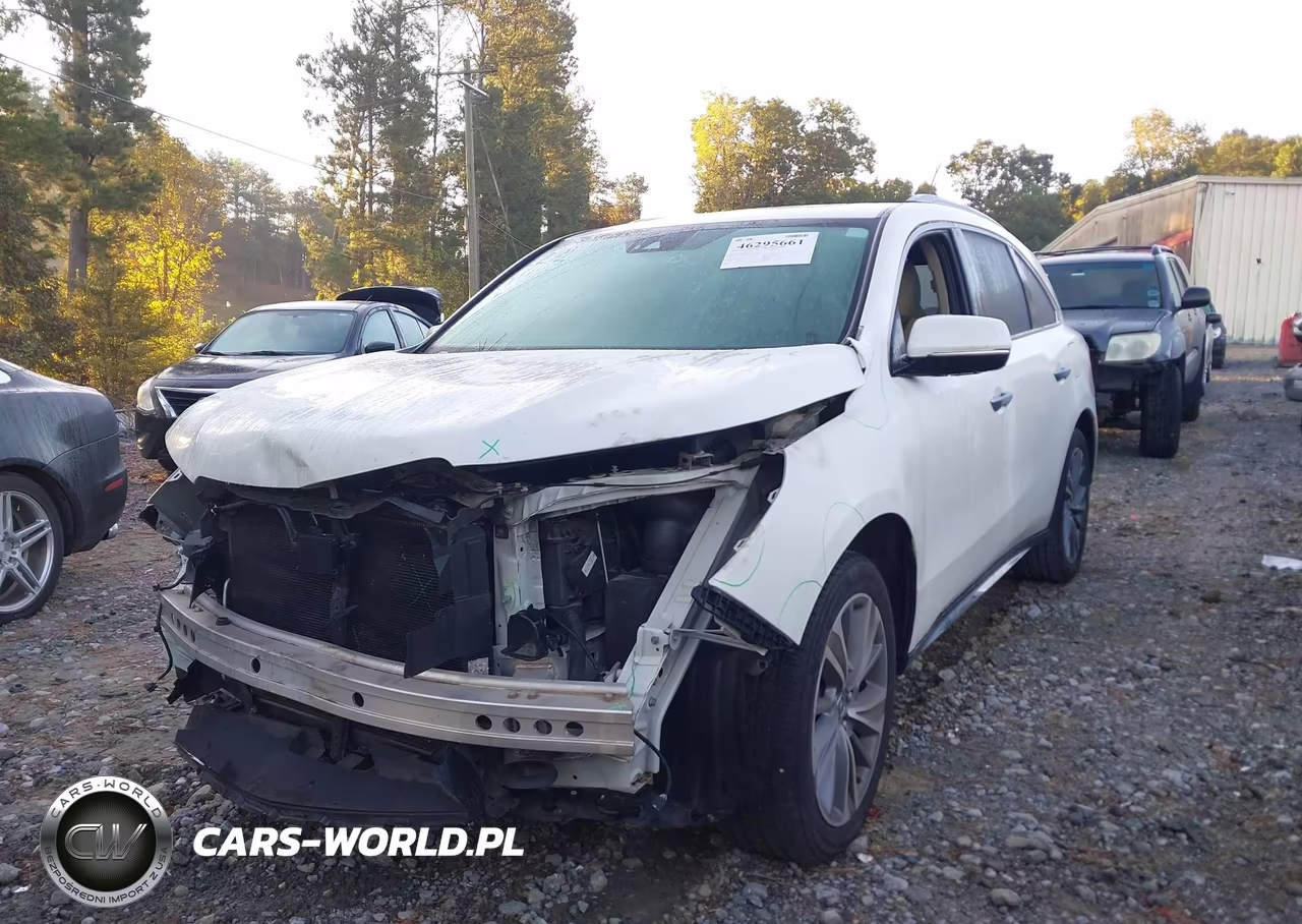 2017 Acura Mdx Technology Package VIN:5FRYD4H50HB012076 - 2