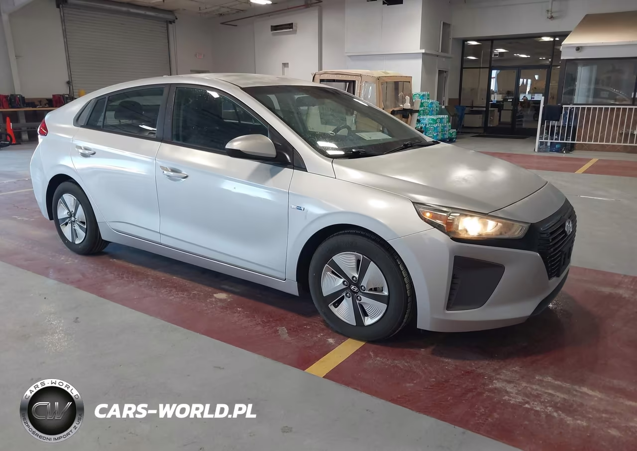 2018 Hyundai Ioniq Hybrid Blue VIN:KMHC65LC0JU076595 - 1