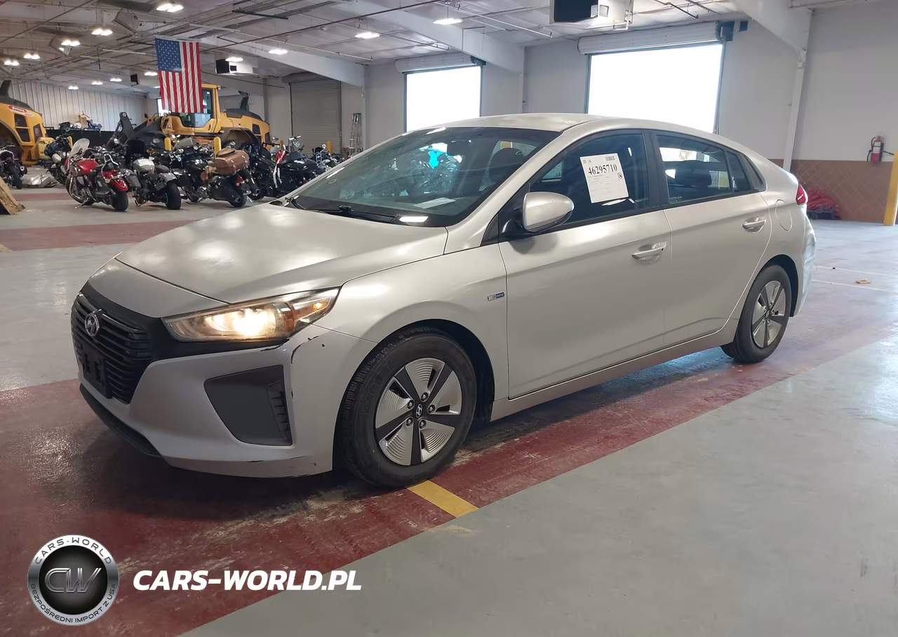 2018 Hyundai Ioniq Hybrid Blue VIN:KMHC65LC0JU076595 - 2