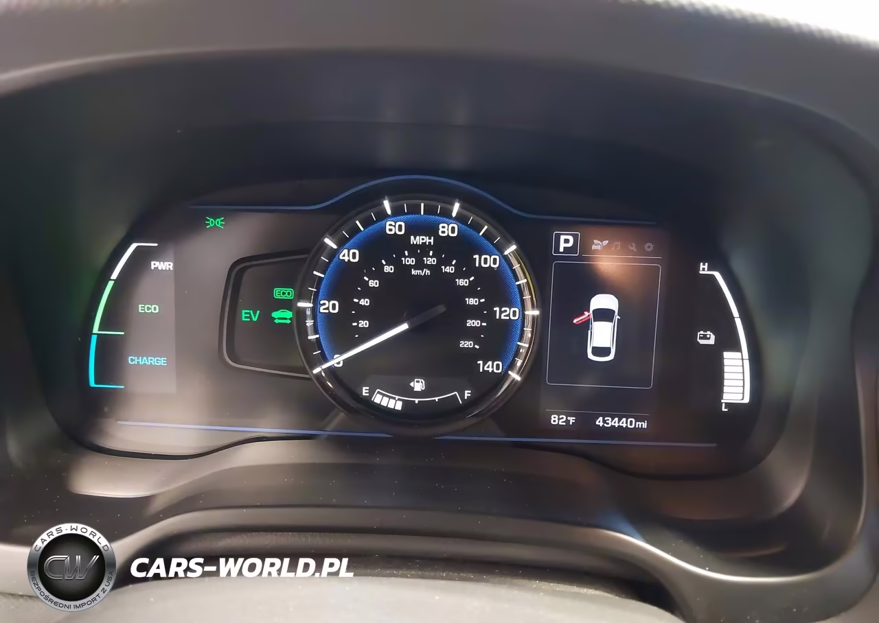 2018 Hyundai Ioniq Hybrid Blue VIN:KMHC65LC0JU076595 - 7