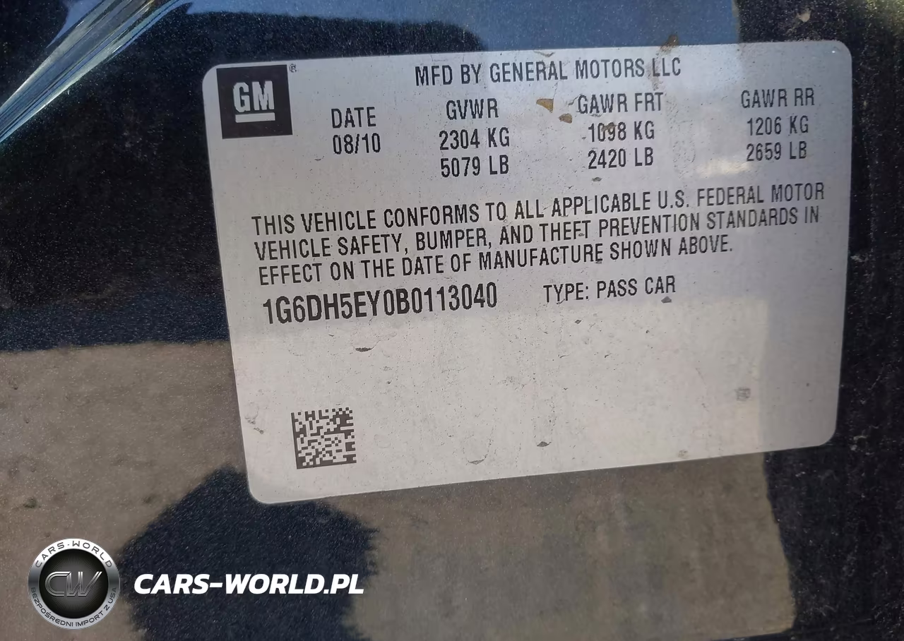 2011 Cadillac Cts Luxury VIN:1G6DH5EY0B0113040 - 9