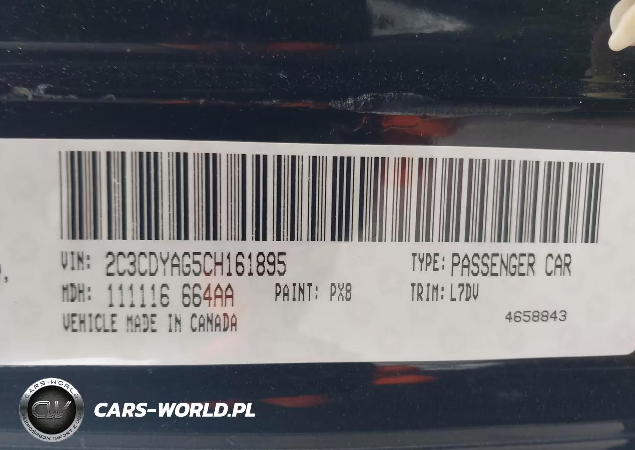 2012 Dodge Challenger Sxt VIN:2C3CDYAG5CH161895 - 9