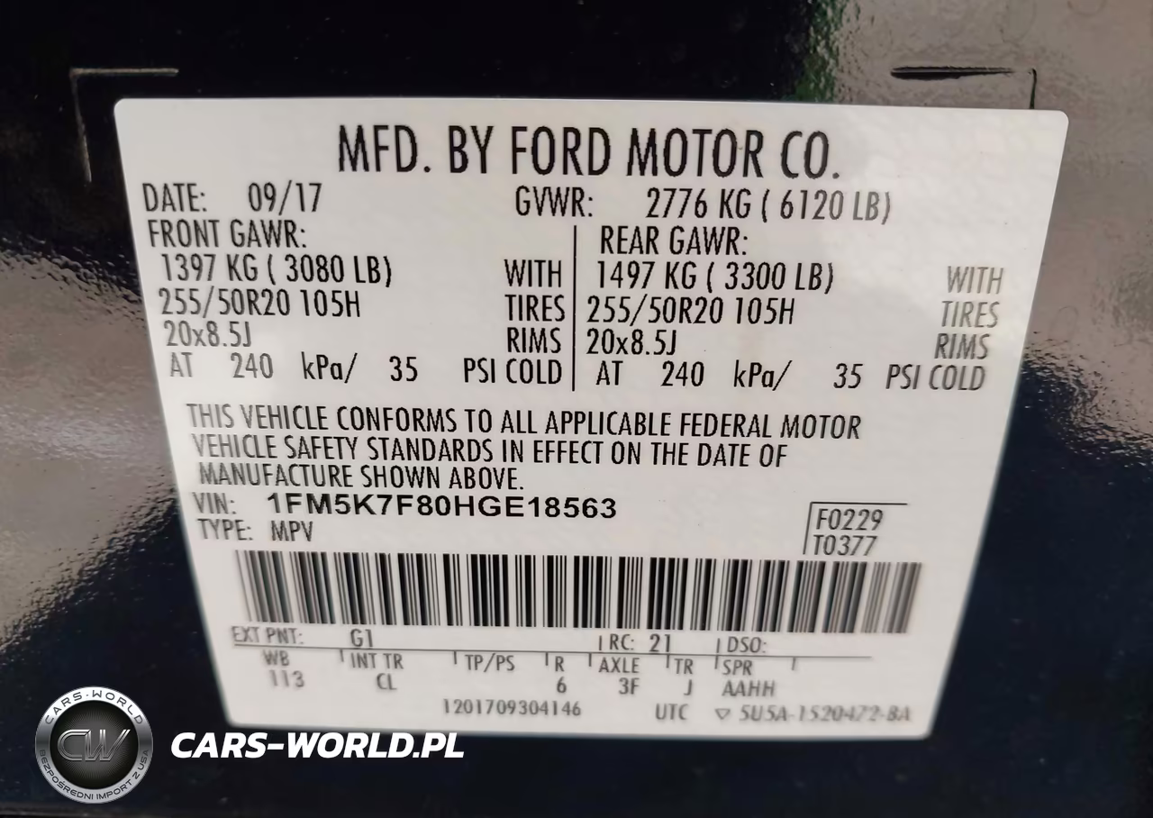 2017 Ford Explorer Limited VIN:1FM5K7F80HGE18563 - 9