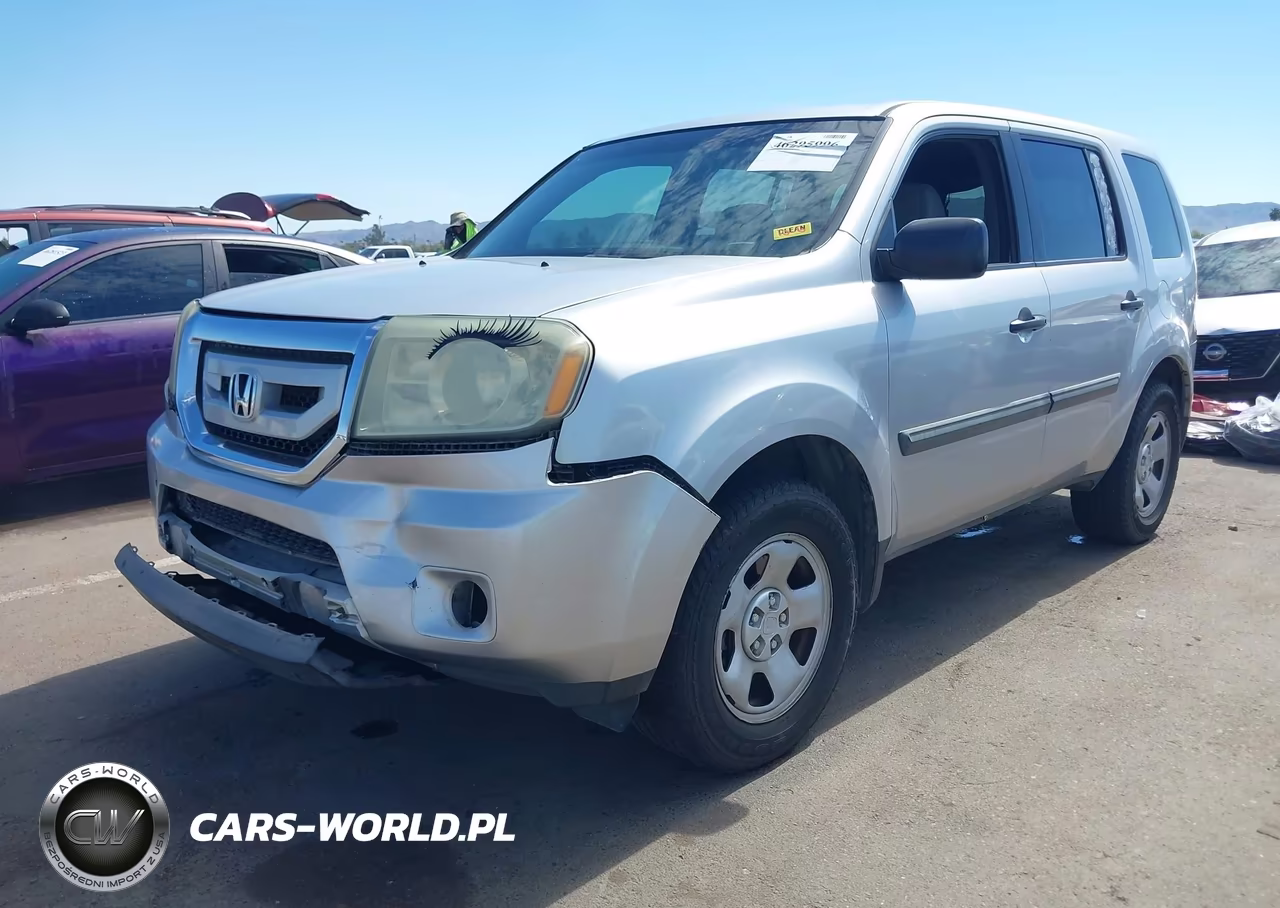 2010 Honda Pilot Lx VIN:5FNYF3H21AB019409 - 2
