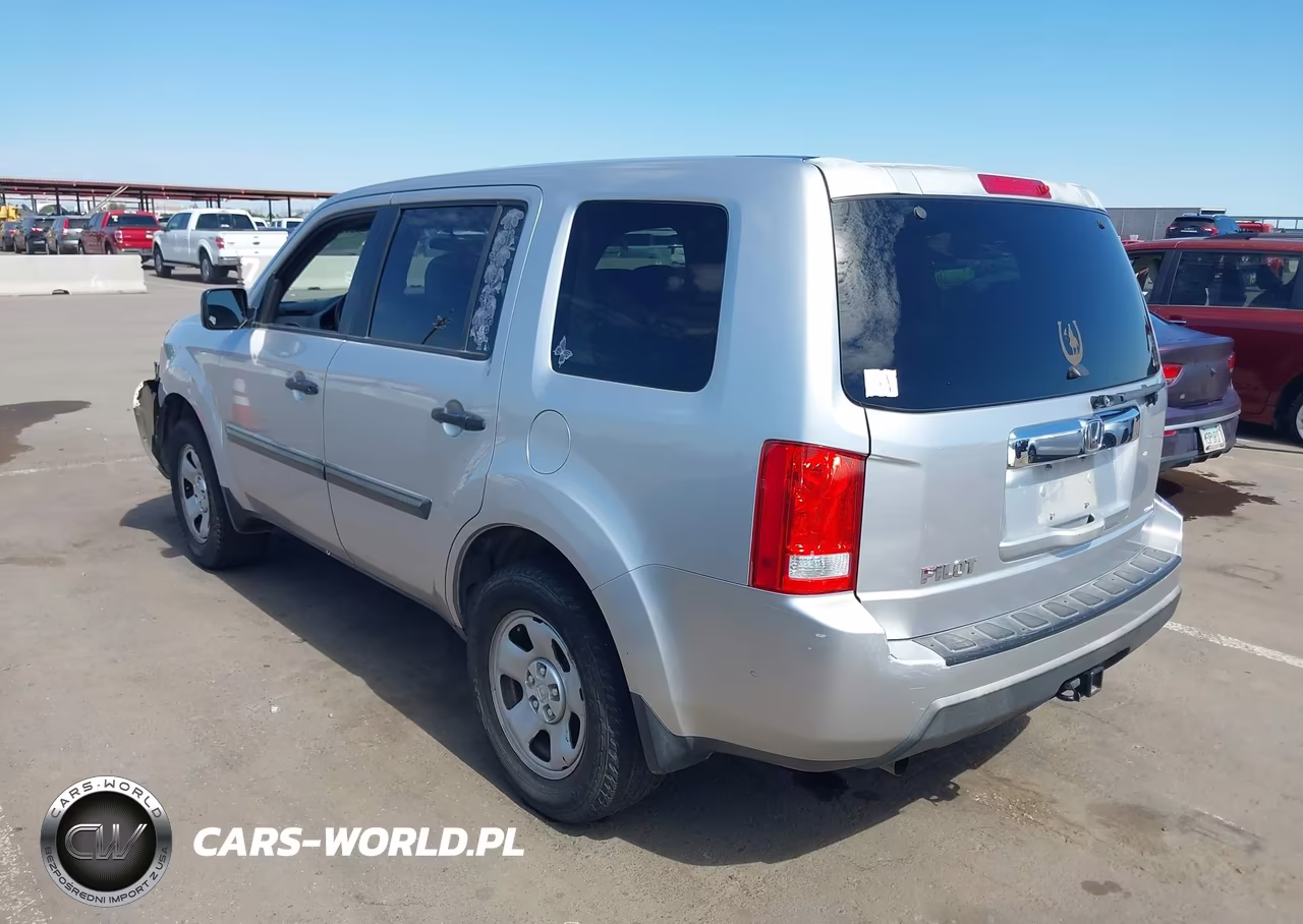 2010 Honda Pilot Lx VIN:5FNYF3H21AB019409 - 3