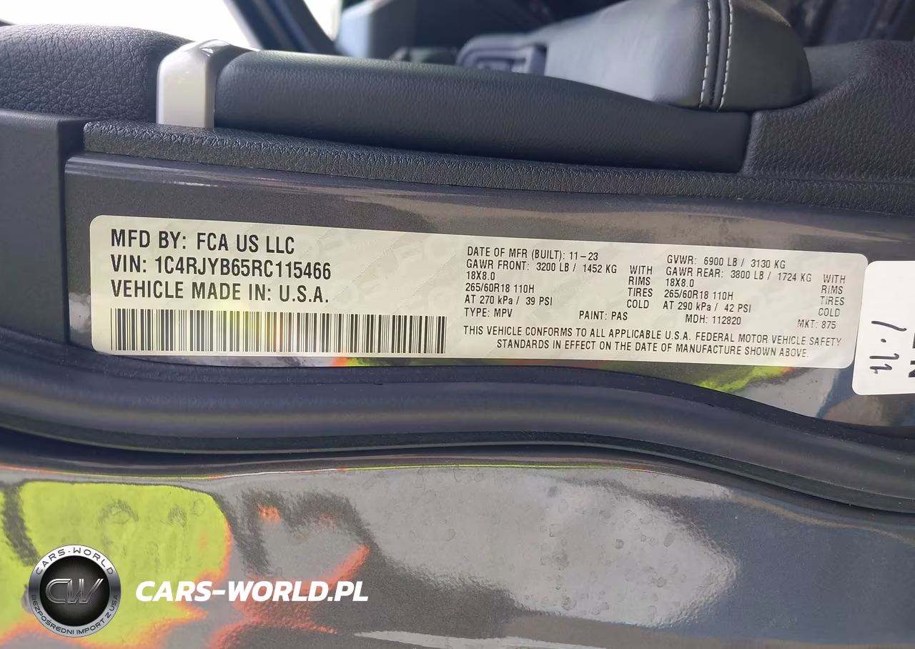 2024 Jeep Grand Cherokee 4Xe VIN:1C4RJYB65RC115466 - 9