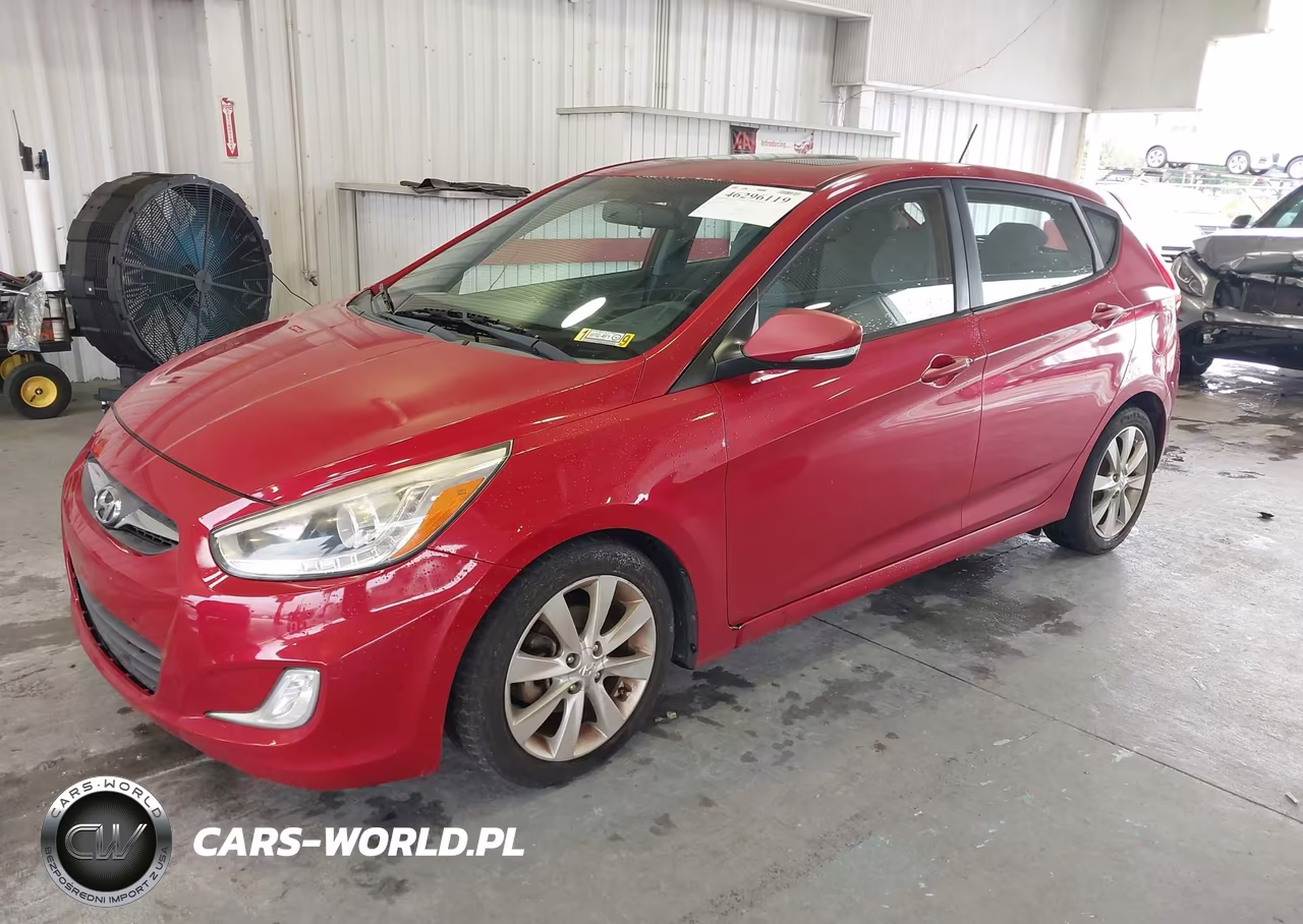 2014 Hyundai Accent Se VIN:KMHCU5AE3EU174469 - 2