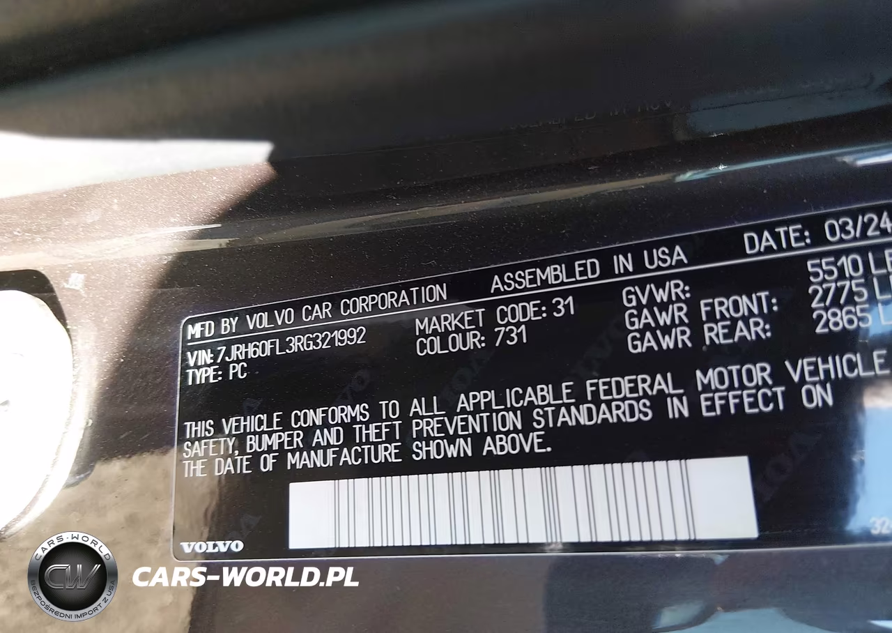 2024 Volvo S60 Recharge Plug-In Hybrid T8 Plus Dark Theme VIN:7JRH60FL3RG321992 - 9