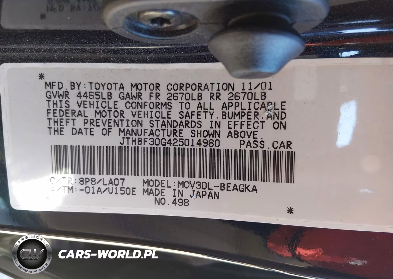 2002 Lexus Es 300 VIN:JTHBF30G425014980 - 9