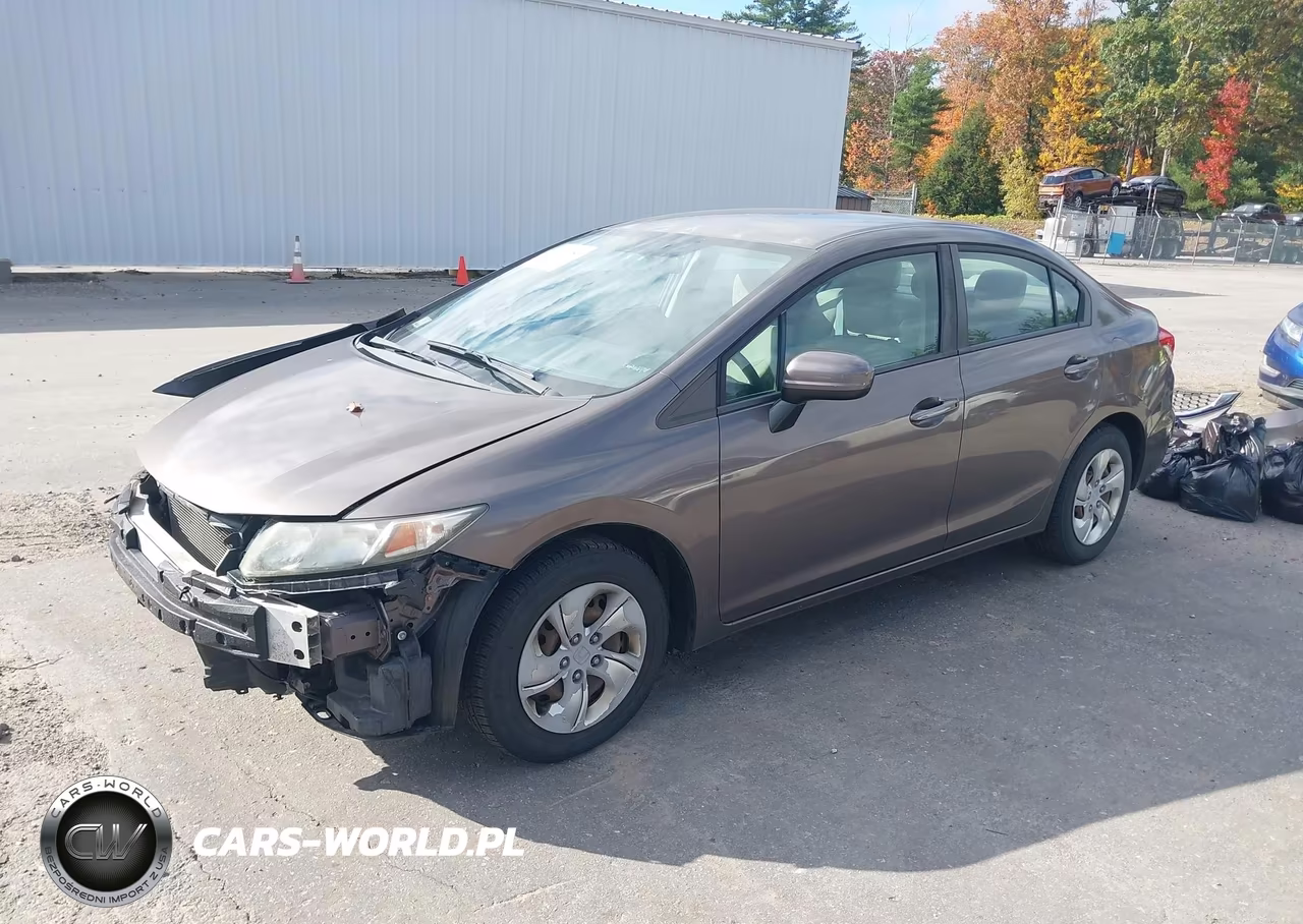2014 Honda Civic Lx VIN:2HGFB2F51EH535555 - 2
