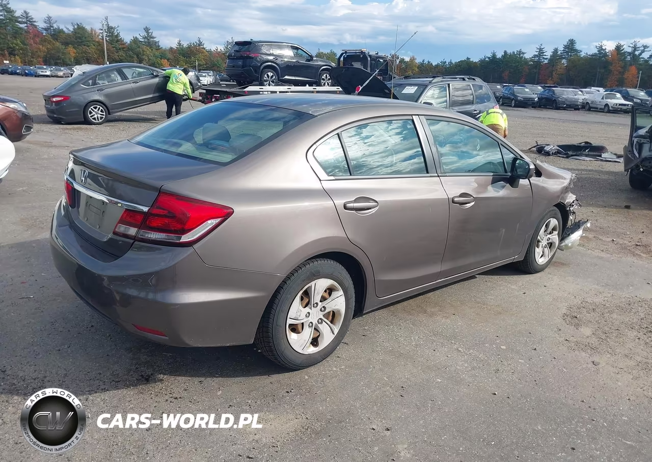 2014 Honda Civic Lx VIN:2HGFB2F51EH535555 - 4