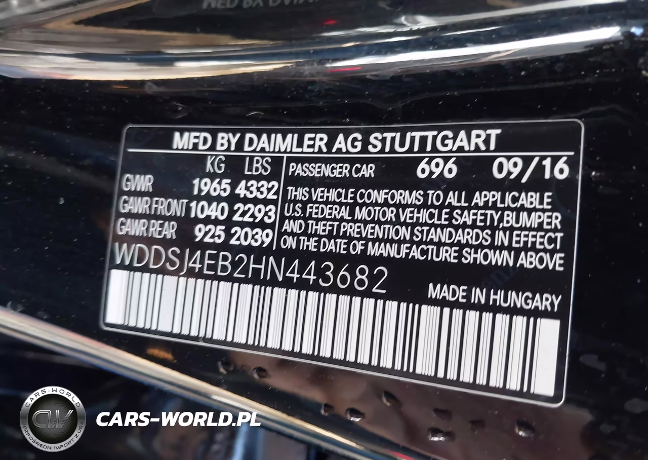 2017 Mercedes-Benz Cla 250 VIN:WDDSJ4EB2HN443682 - 9