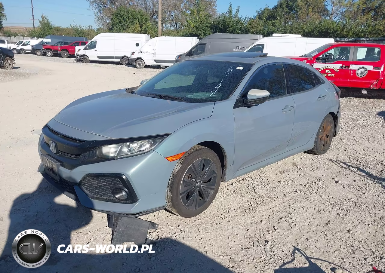 2017 Honda Civic Ex-L VIN:SHHFK7H76HU201198 - 2