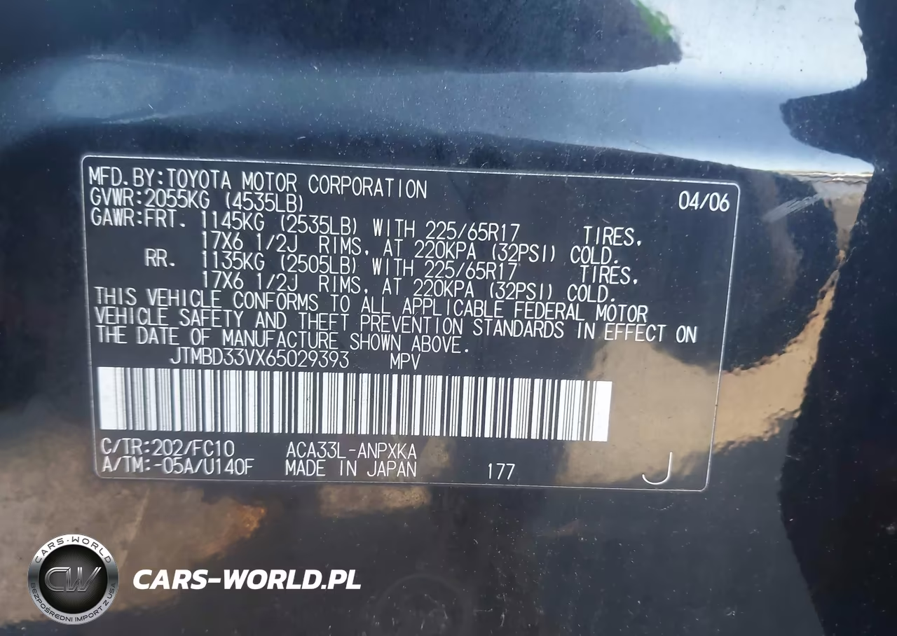 2006 Toyota Rav4 VIN:JTMBD33VX65029393 - 9