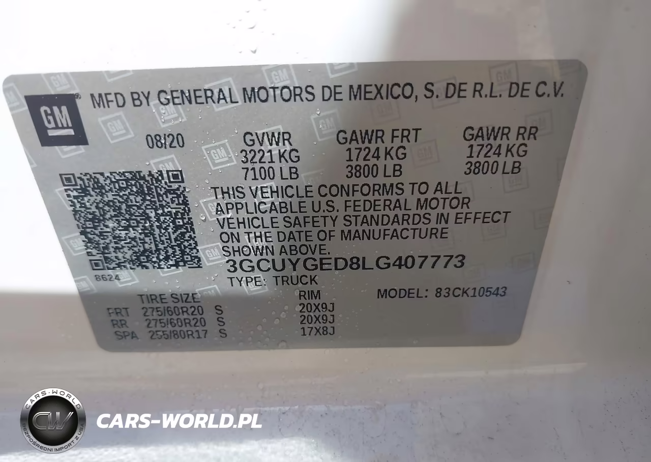 2020 Chevrolet Silverado 1500 4Wd Short Bed Ltz VIN:3GCUYGED8LG407773 - 9