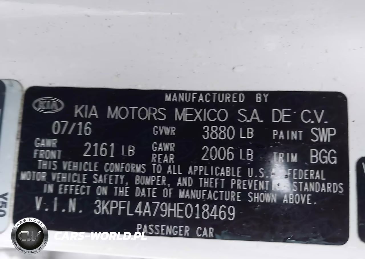 2017 Kia Forte Lx VIN:3KPFL4A79HE018469 - 9
