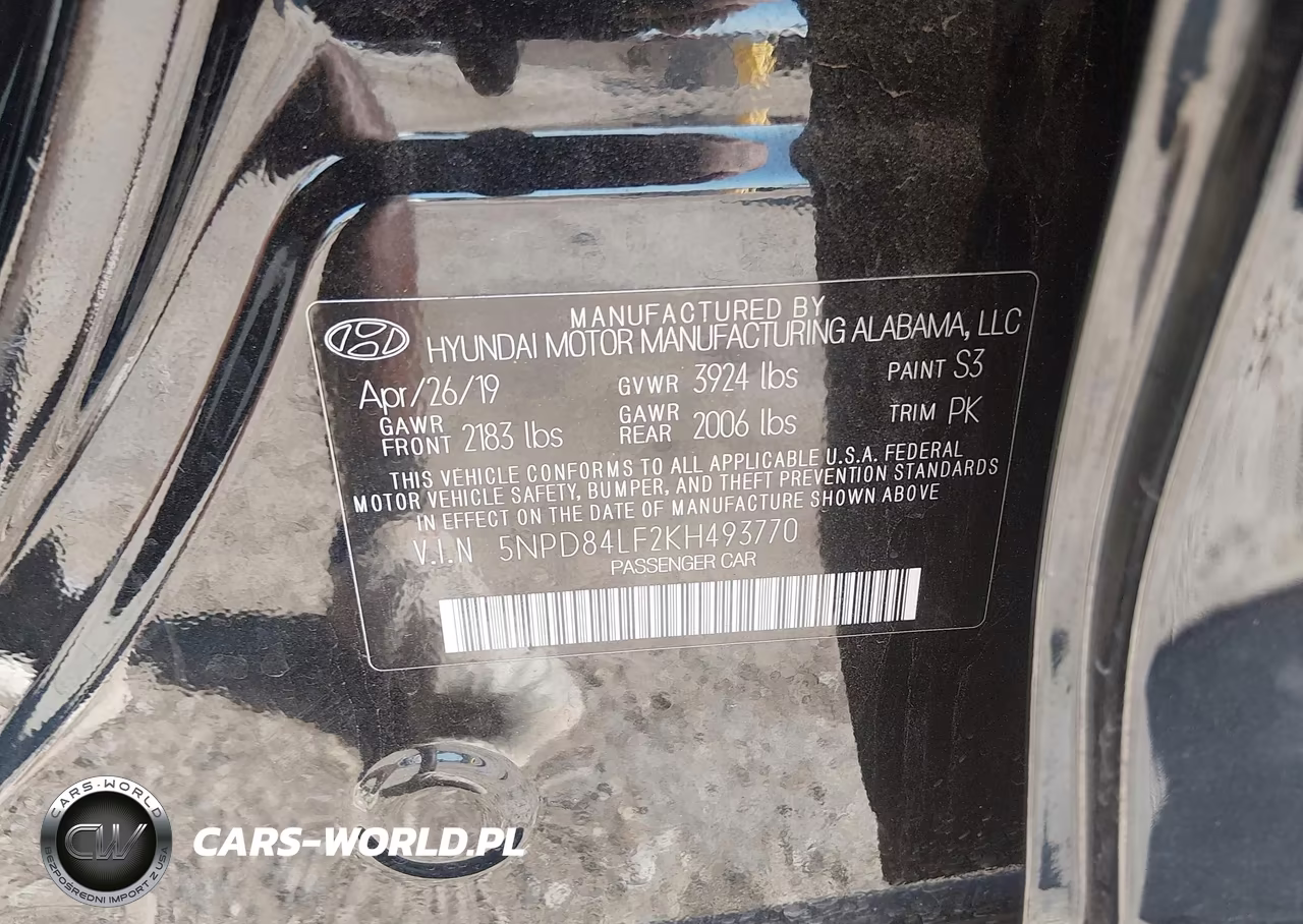 2019 Hyundai Elantra Sel VIN:5NPD84LF2KH493770 - 9