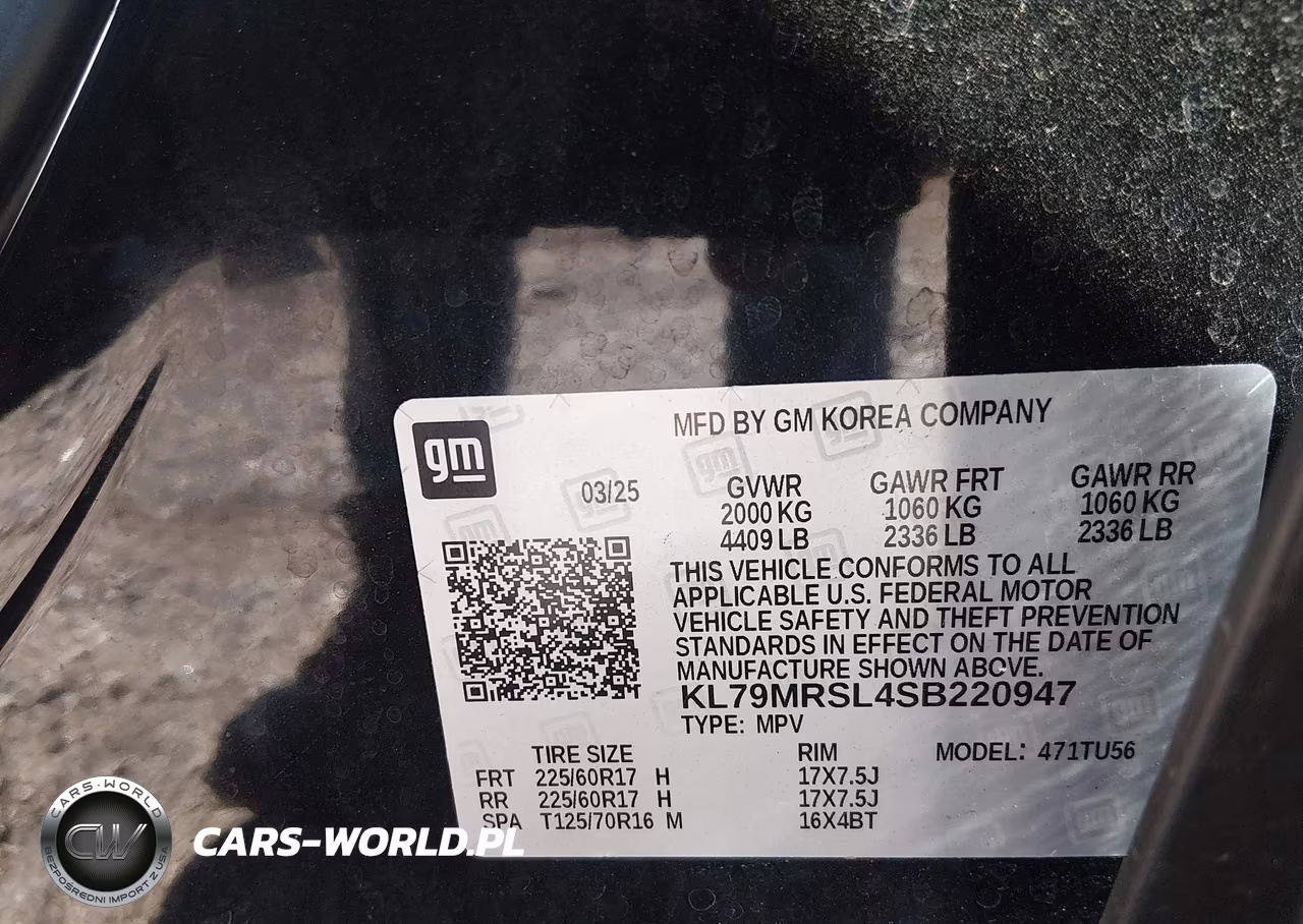 2025 Chevrolet Trailblazer Awd Lt VIN:KL79MRSL4SB220947 - 9