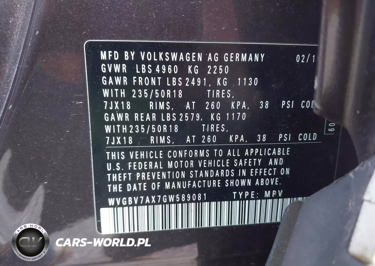2016 Volkswagen Tiguan Se VIN:WVGBV7AX7GW589081 - 9
