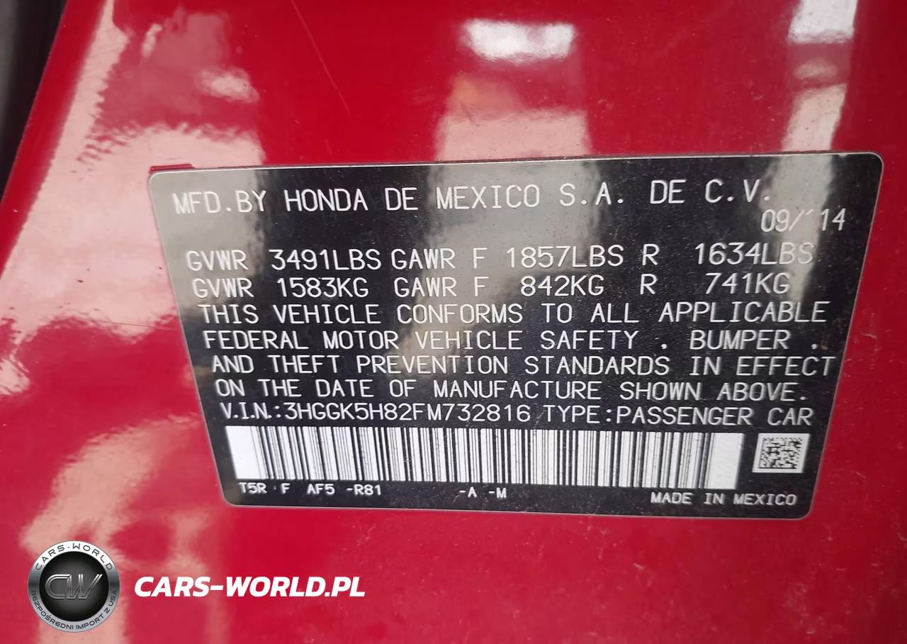 2015 Honda Fit Ex-Ex-L VIN:3HGGK5H82FM732816 - 9