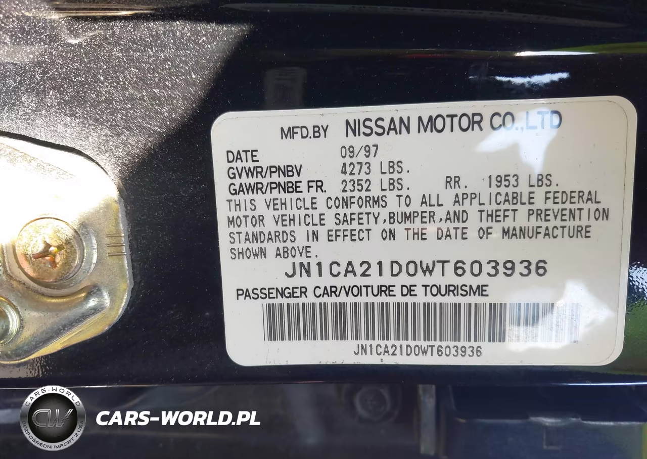 1998 Nissan Maxima Gle-Gxe-Se VIN:JN1CA21D0WT603936 - 9