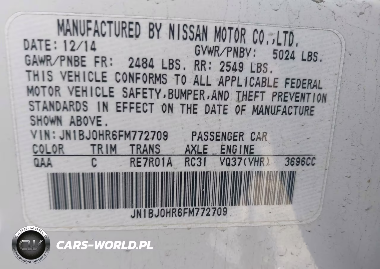 2015 Infiniti Qx50 Journey VIN:JN1BJ0HR6FM772709 - 9