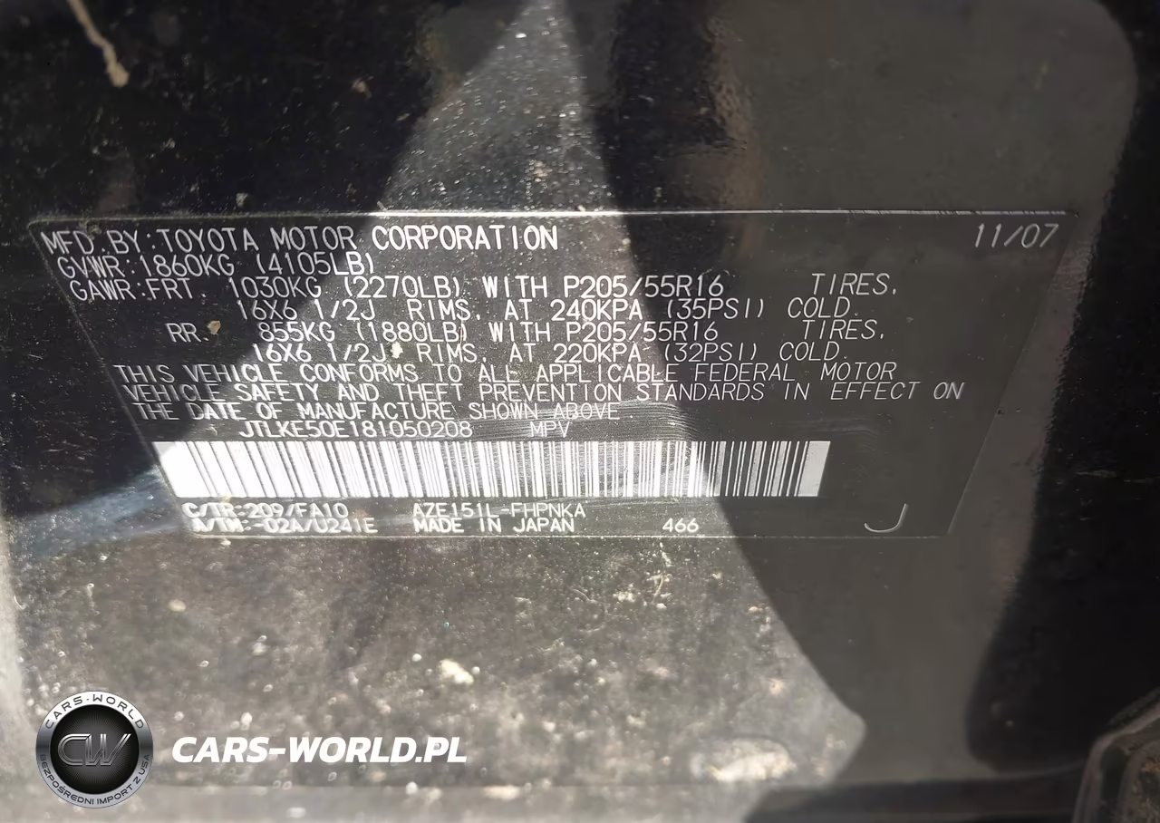 2008 Scion Xb VIN:JTLKE50E181050208 - 9