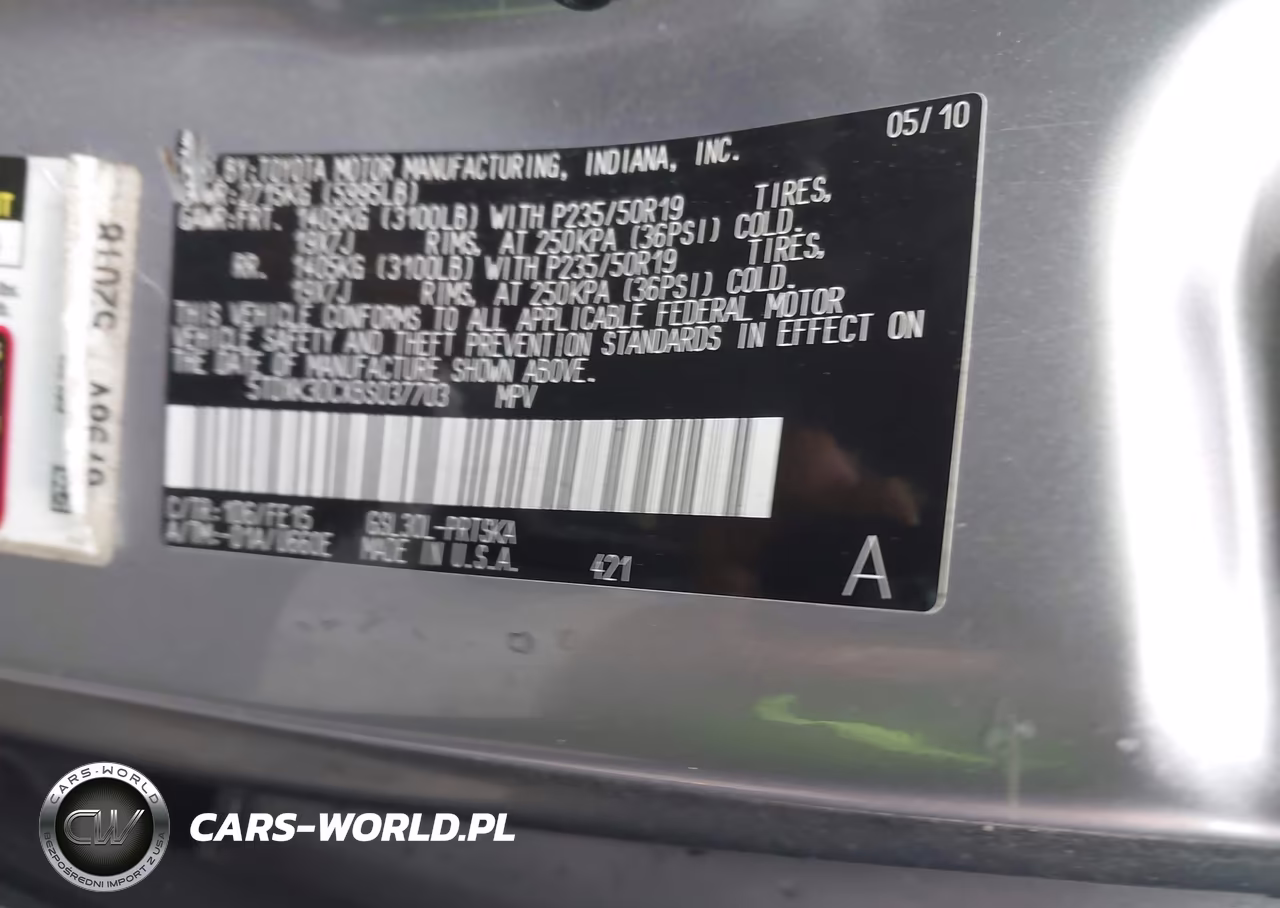 2011 Toyota Sienna Se VIN:5TDXK3DCXBS037703 - 9