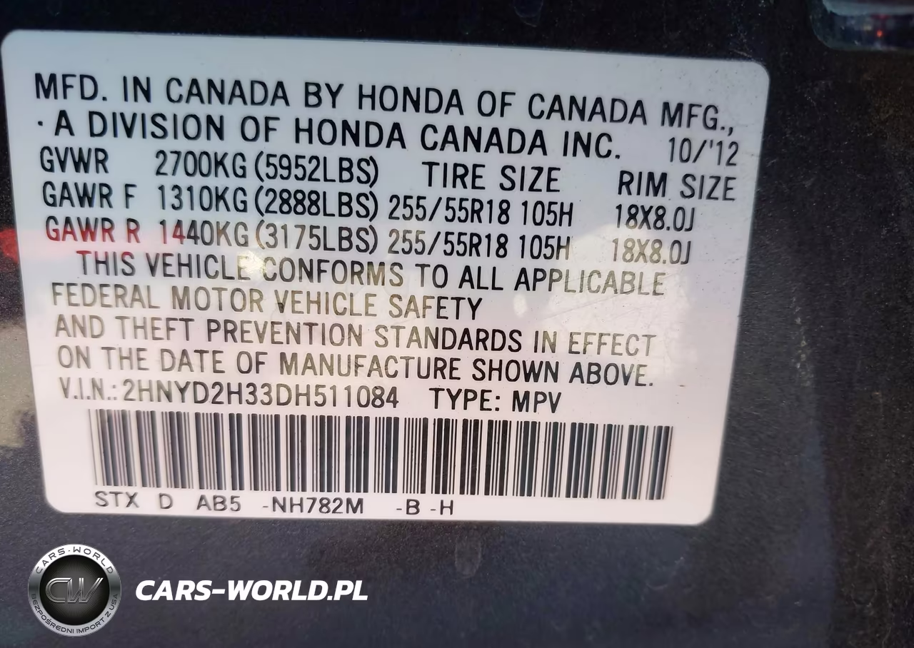 2013 Acura Mdx Technology Package VIN:2HNYD2H33DH511084 - 9