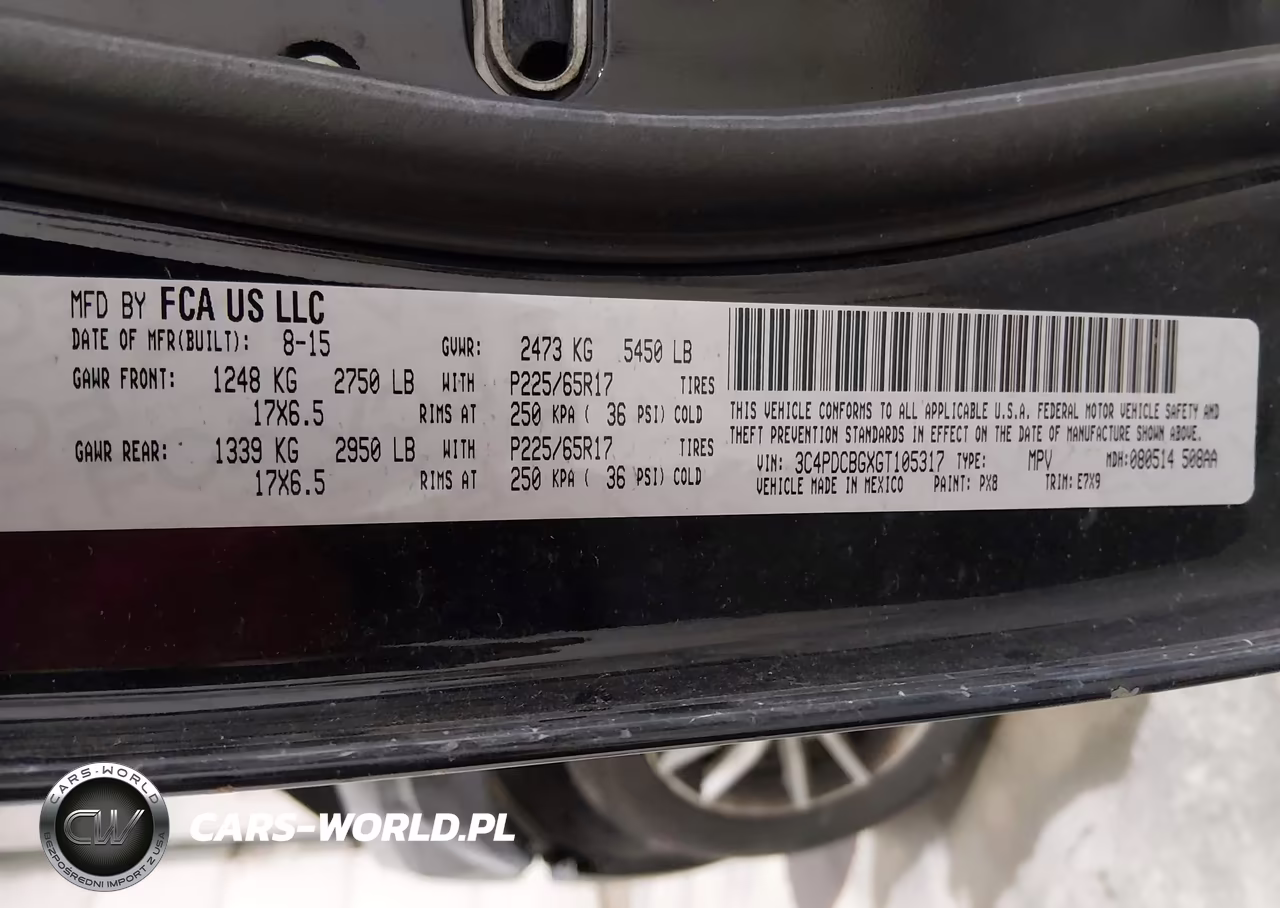 2016 Dodge Journey Sxt VIN:3C4PDCBGXGT105317 - 9