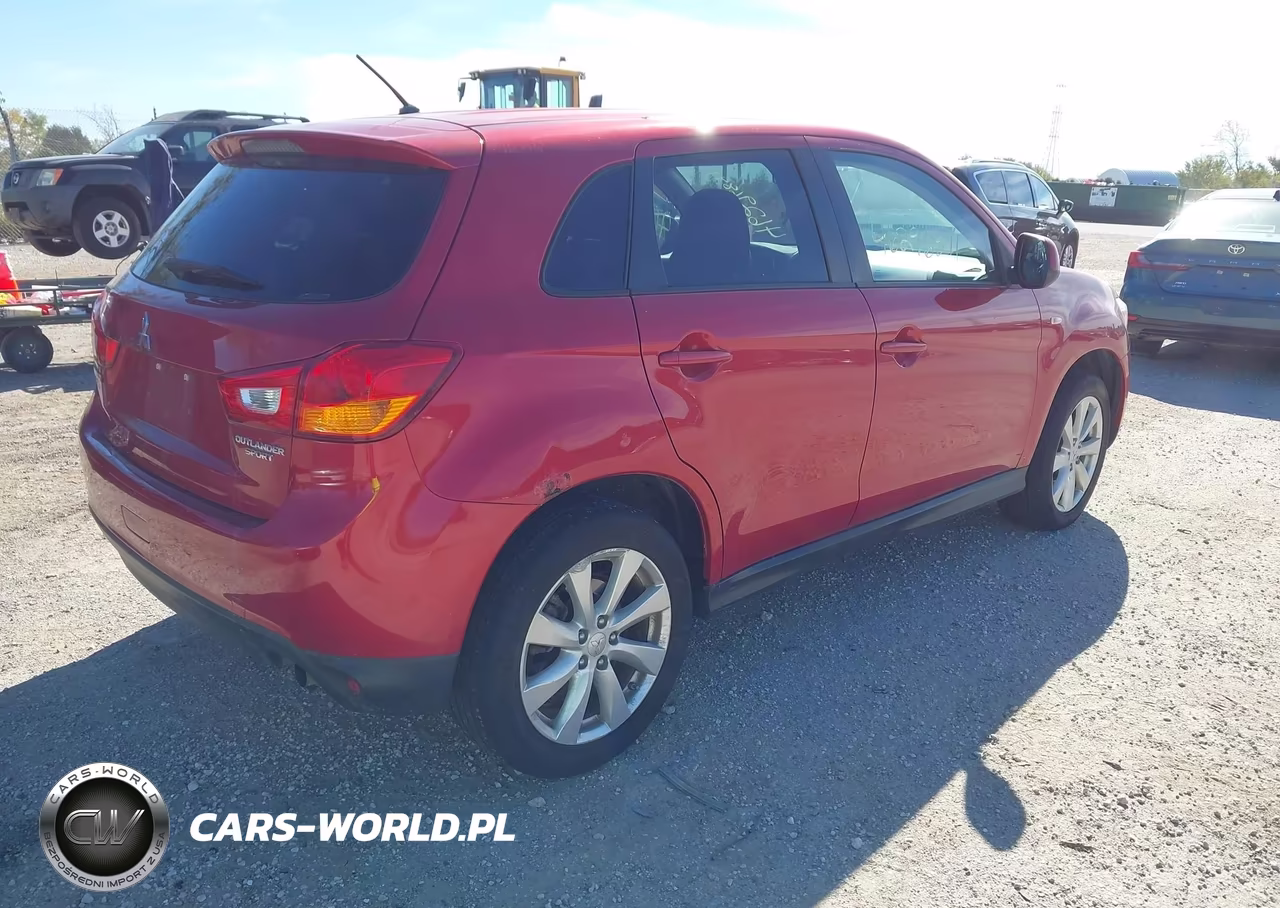 2014 Mitsubishi Outlander Sport Es VIN:4A4AR3AU0EE020040 - 4
