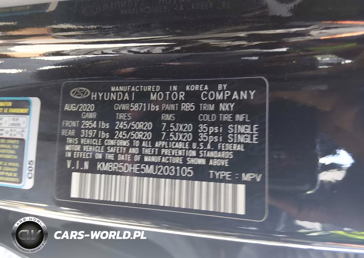 2021 Hyundai Palisade Limited VIN:KM8R5DHE5MU203105 - 9