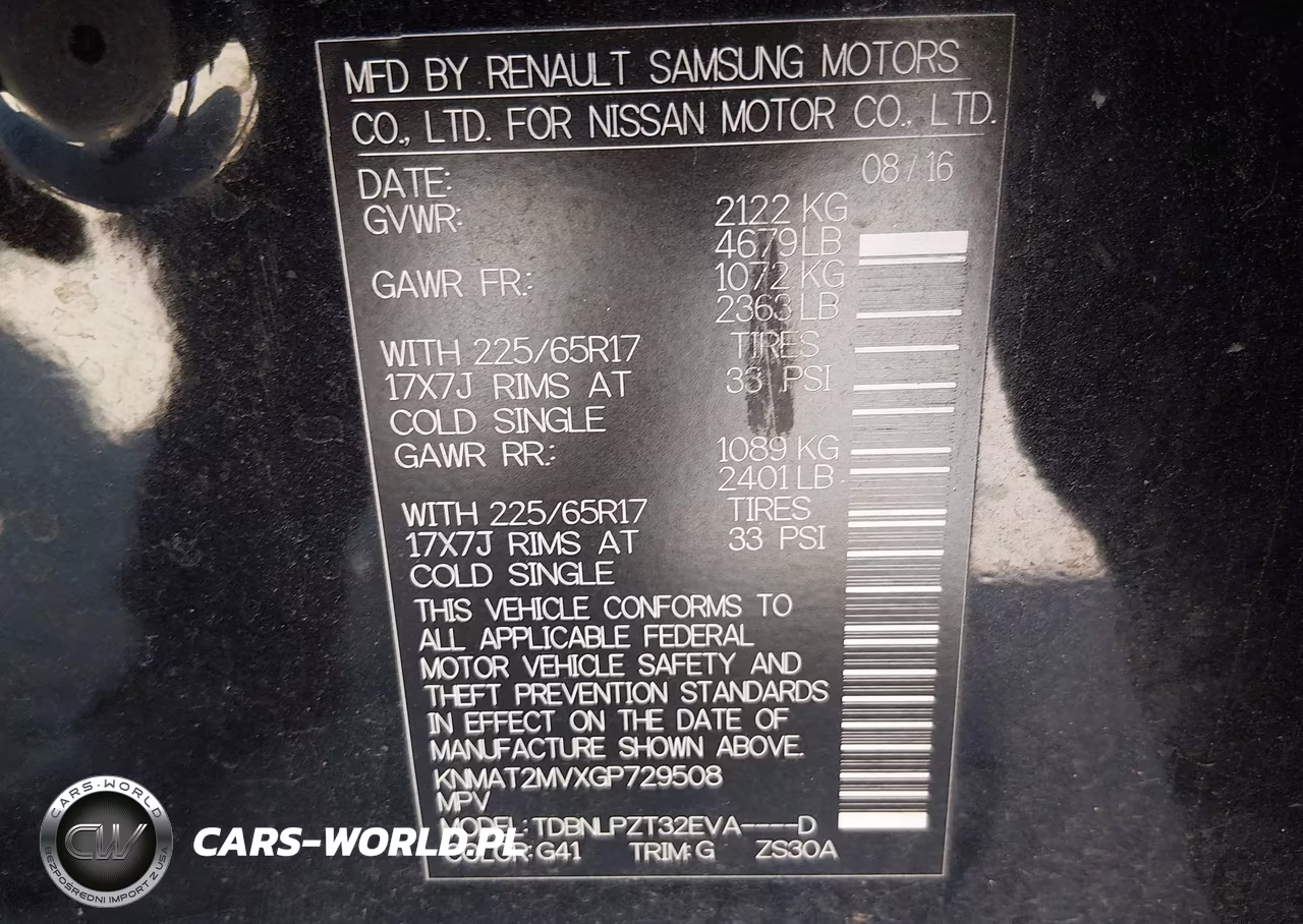 2016 Nissan Rogue S VIN:KNMAT2MVXGP729508 - 9