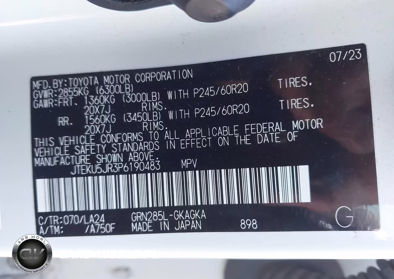 2023 Toyota 4Runner Limited VIN:JTEKU5JR3P6190483 - 9