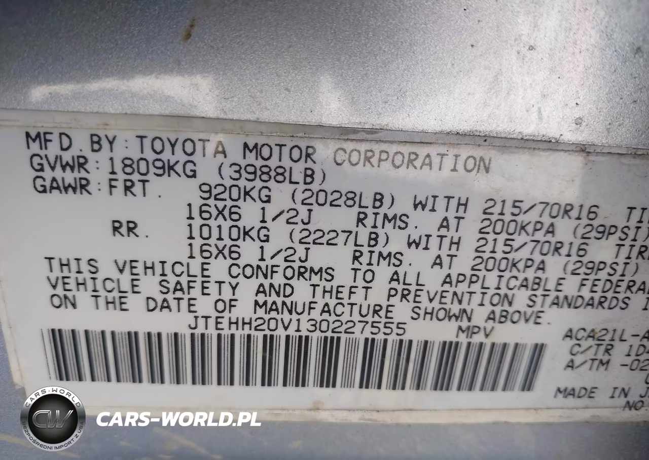 2003 Toyota Rav4 VIN:JTEHH20V130227555 - 9