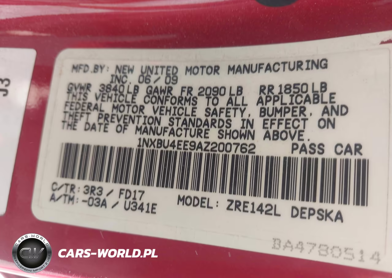 2010 Toyota Corolla S VIN:1NXBU4EE9AZ200762 - 9